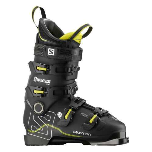 Горнолыжные ботинки Salomon X Max 110 Sport 2019, metallic black, 29.5 в Спортмастер