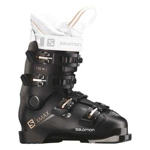 Горнолыжные ботинки Salomon X Max 110 W 2019, black/metallic black, 24.5 в Спортмастер