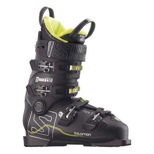 Горнолыжные ботинки Salomon X Max 130 2018, black/metablack/acide, 27.5 в Спортмастер