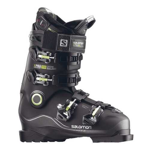 Горнолыжные ботинки Salomon X Pro 110 2018, black/metablack, 26.5 в Спортмастер