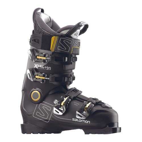 Горнолыжные ботинки Salomon X Pro 120 2018, black/metablack/gray, 27.0 в Спортмастер