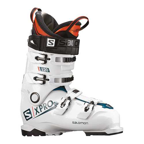 Горнолыжные ботинки Salomon X Pro 120 2019, white/blue/black, 27.5 в Спортмастер