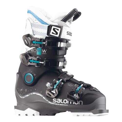 Горнолыжные ботинки Salomon X Pro 90 W 2018, black/anthracite/white, 23.0 в Спортмастер