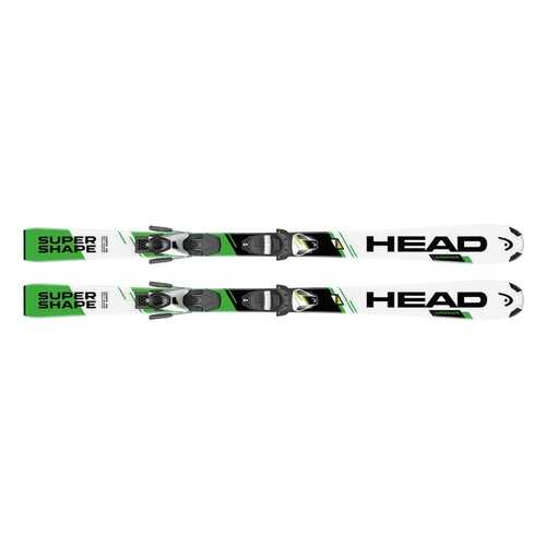 Горные лыжи Head Supershape SLR 2 White/Nge + SLR 7.5 AC 2017, 140 см в Спортмастер