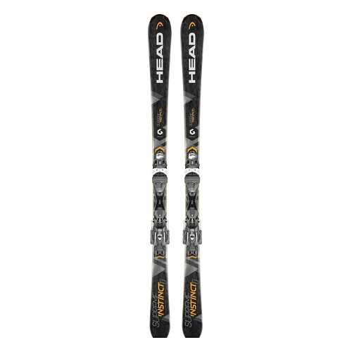 Горные лыжи Head Supreme Instinct Ti AB Black/Neon Orange + PR 11 2018, 170 см в Спортмастер