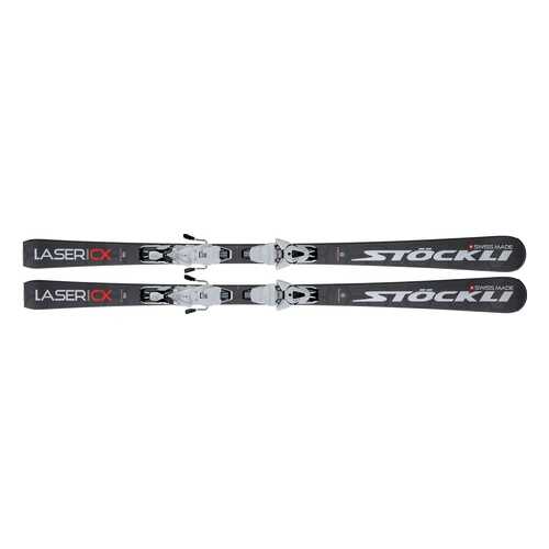 Горные лыжи Stockli Laser CX + MC 11 White/Black 2019, 156 см в Спортмастер