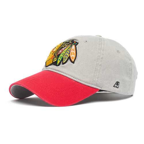 Бейсболка Atributika&Club NHL Chicago Blackhawks серая в Спортмастер