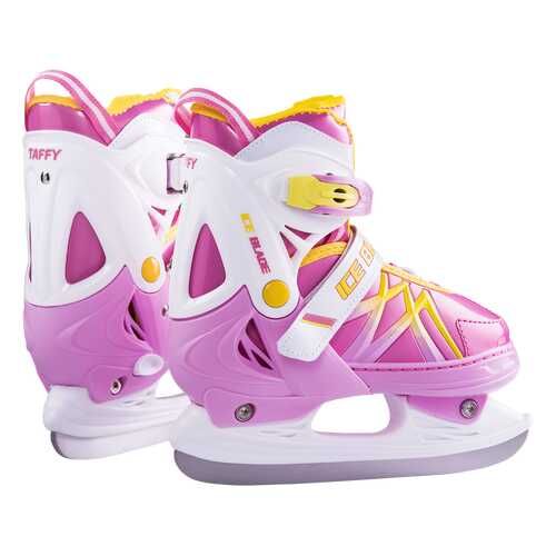Коньки прогулочные Ice Blade Taffy розовые/белые/желтые, 38-41 в Спортмастер