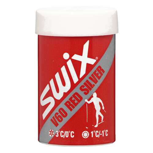 Мазь держания Swix V60 Red/Silver +3C/-1C 45 мл в Спортмастер