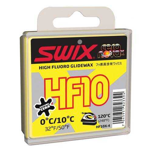 Мазь скольжения Swix HF10X Yellow +10C/0C 40 мл в Спортмастер